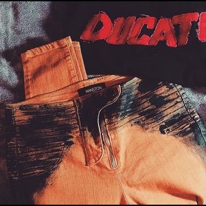 Winston & hart anthropologie moto Jeans